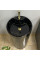Умывальник (раковина) VBI BOLONIA M BLACK MARBLE напольный