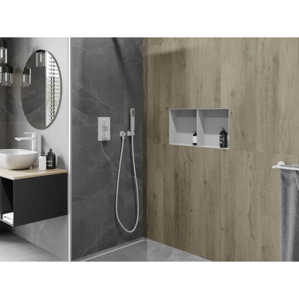Вбудована полиця MEXEN X-Wall-NR 60x30 WHITE без обідка