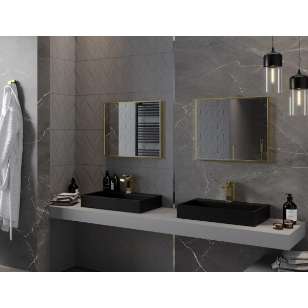 Дзеркало MEXEN LOFT 60x50 GOLD прямокутне