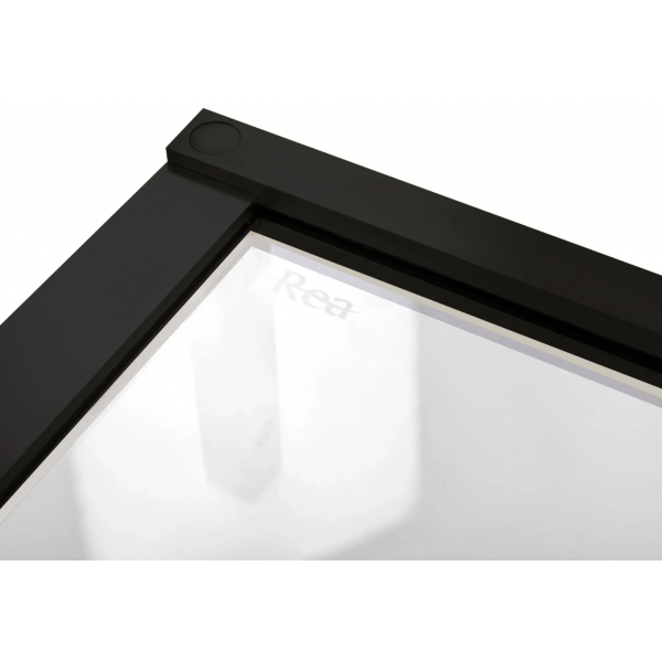 Душевая дверь REA HUGO 110 BLACK распашная