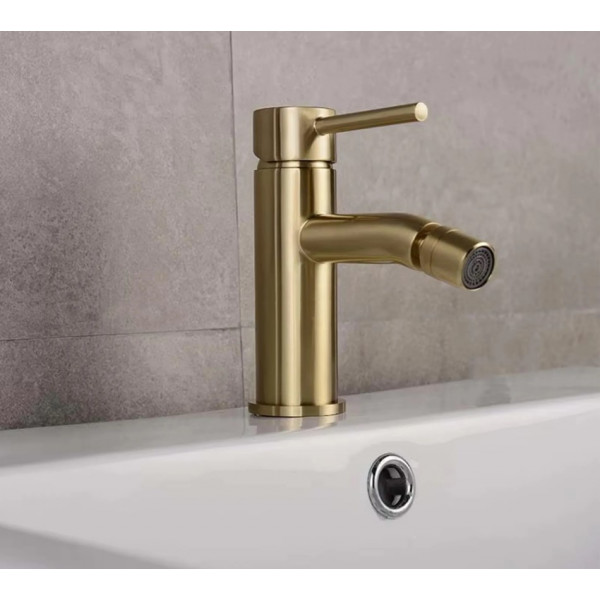 Смеситель для биде REA LUNGO BRUSHED GOLD матовое золото