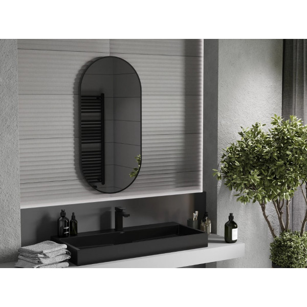 Дзеркало MEXEN LOFT 100x50 BLACK овальне