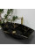 Умывальник (раковина) VBI VENEZIA MARBLE BLACK GLOSSY накладной
