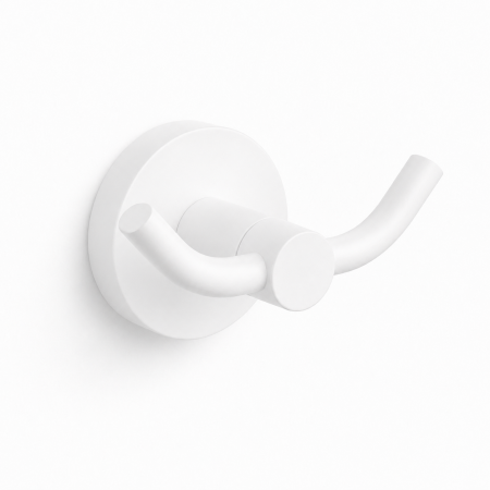 Крючок для полотенец VBI VENUS WHITE MATTE двойной
