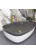 Умывальник (раковина) VBI FORENZA GREY WHITE MATT накладной