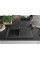 Гранітна кухонна мийка MEXEN CESAR BLACK GRANITE + сифон BLACK