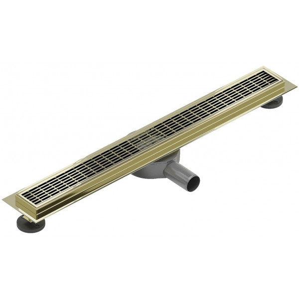 Трап для душу MEXEN FLAT 50 M33 GOLD 360° золотий