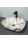 Умывальник (раковина) VBI RAVENNA LIGHT GREY ONYX GLOSSY накладной
