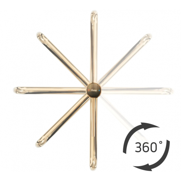 Смеситель для раковины (умывальника) REA LUGANO SLIM BRUSHED GOLD высокий *
