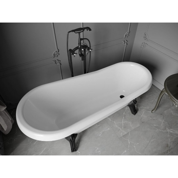 Ванна отдельностоящая MEXEN RETRO 170x75 WHITE акриловая