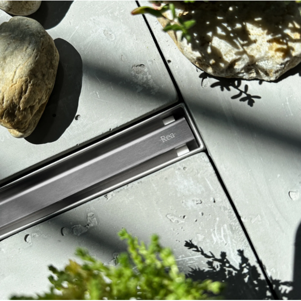 Трап для душа REA NEOX 80 SLIM PRO сталь