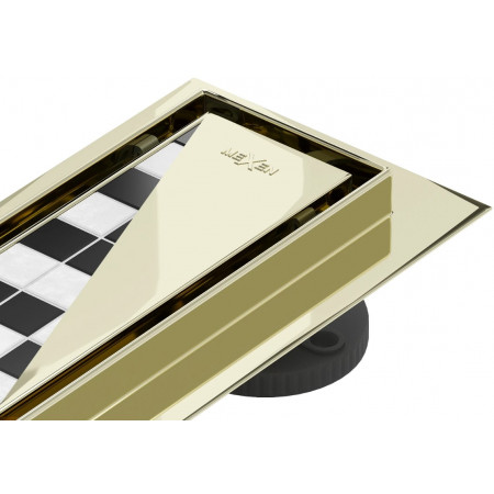 Трап для душу MEXEN FLAT 50 M13 GOLD 2в1 золотий