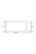 Вбудована полиця MEXEN X-Wall-R 60x30 BLACK з обідком