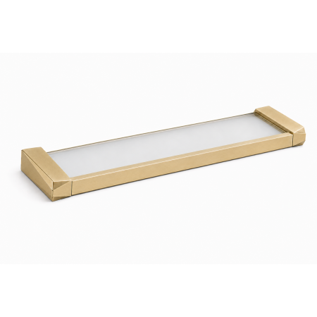 Полка стеклянная VBI PLUTO BRUSHED GOLD