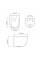 Подвесной унитаз VBI VULCANO LIGHT GREY MATT