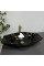 Умывальник (раковина) VBI VENEZIA MARBLE BLACK GLOSSY накладной