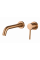Смеситель для раковины VBI MILANO LONG BRUSHED COPPER скрытого монтажа