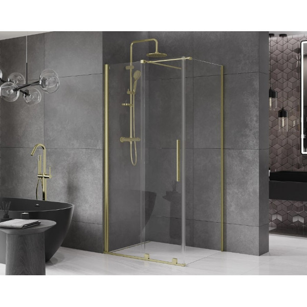 Душова кабіна MEXEN VELAR 100х85 BRUSHED GOLD