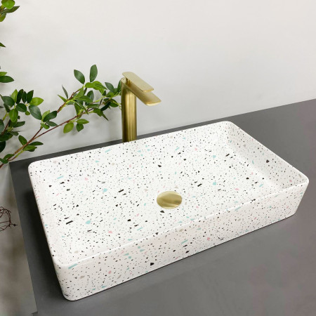 Умывальник (раковина) VBI TRIEST MOSAIC GLOSSY накладной