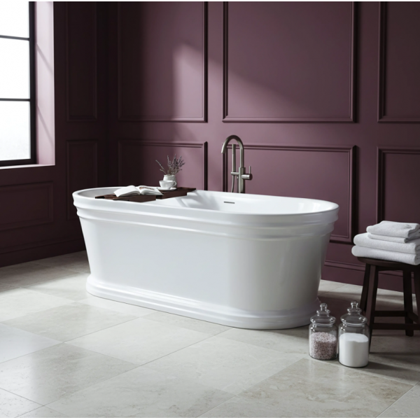 Ванна отдельностоящая REA OLIVIA 170 WHITE