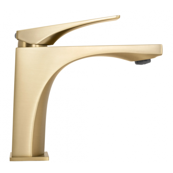 Смеситель для раковины (умывальника) REA JOE BRUSHED GOLD низкий