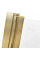 Шторка для ванны REA  AGAT-3 120 BRUSHED GOLD складная