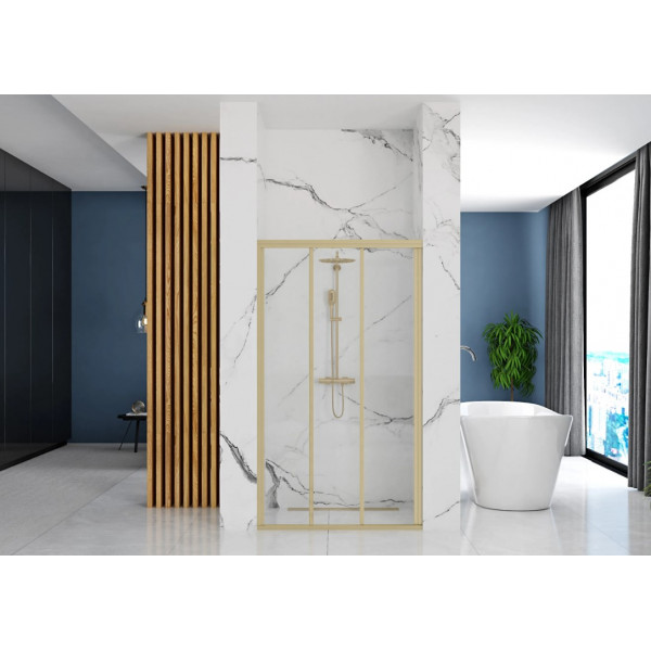 Душевая дверь REA ALEX 100 BRUSHED GOLD