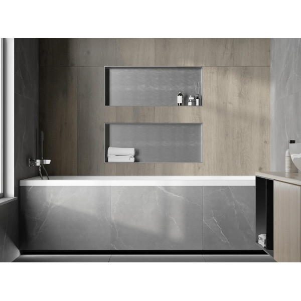 Вбудована полиця MEXEN X-Wall-NR 75 INOX без обідка