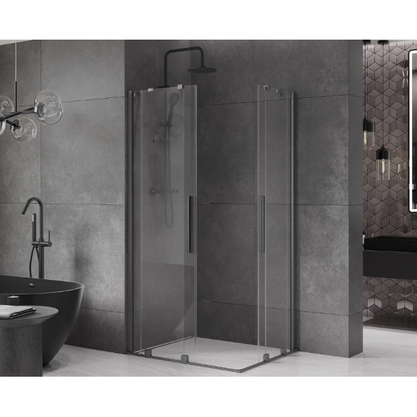 Душова кабіна MEXEN VELAR DUO 90х80 GRAPHITE