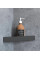 Угловая полка для ванны REA SF07 28 BLACK MATT