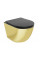 Підвісний унітаз MEXEN LENA GOLD BLACK MATT *