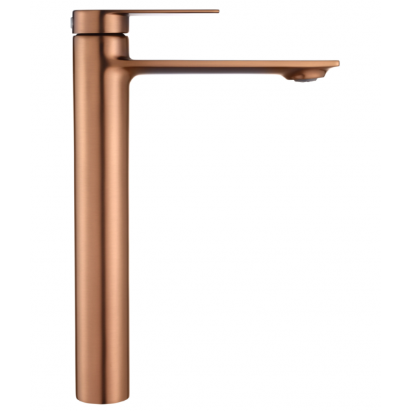 Смеситель для раковины REA STORM BRUSHED COPPER высокий