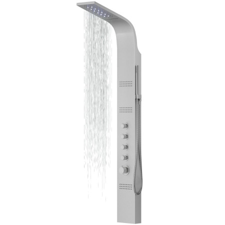 Душова панель CORSAN KASKADA SILVER LED