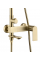 Душевой гарнитур REA STORM BRUSHED GOLD с изливом