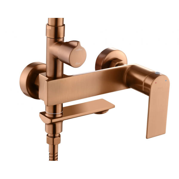 Душевой гарнитур REA STORM BRUSHED COPPER с изливом