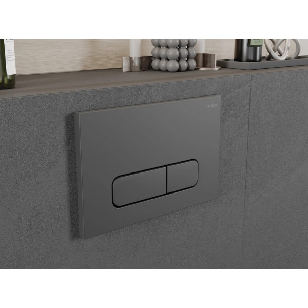 Кнопка змиву для інсталяції MEXEN FENIX 02 GRAPHITE