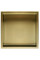 Встраиваемая полка REA 30X30 BRUSHED GOLD с ободком