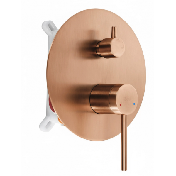 Душевая система REA FOSS CLIF BRUSHED COPPER + BOX скрытого монтажа