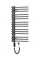 Сушка для рушників MEXEN NEPTUN 90х50 ANTHRACITE 600W електричний