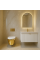 Подвесной унитаз REA CARLO MINI TORNADO NF GOLD WHITE