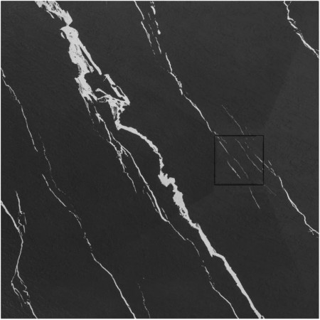 Душевой поддон REA MAGNUM 90x90 CARRARA BLACK