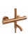 Душевой гарнитур REA LUNGO BRUSHED COPPER с термостатом и изливом