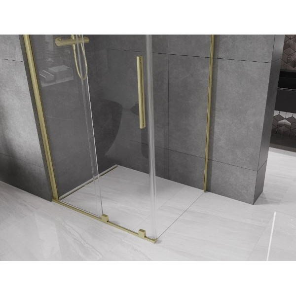 Душова кабіна MEXEN VELAR 100х120 BRUSHED GOLD