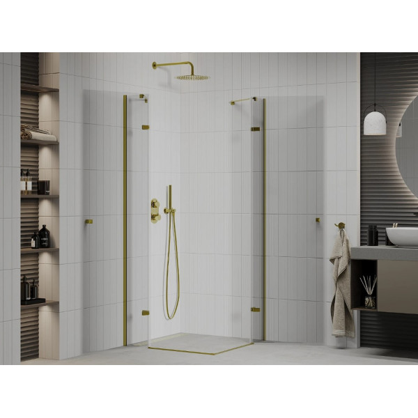 Душова кабіна MEXEN ROMA DUO 70x70 GOLD