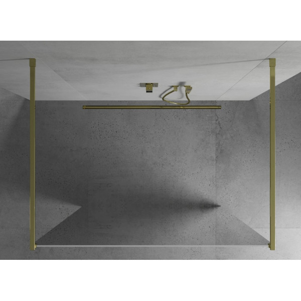 Душова стінка MEXEN KIOTO 110 MIRROR GOLD