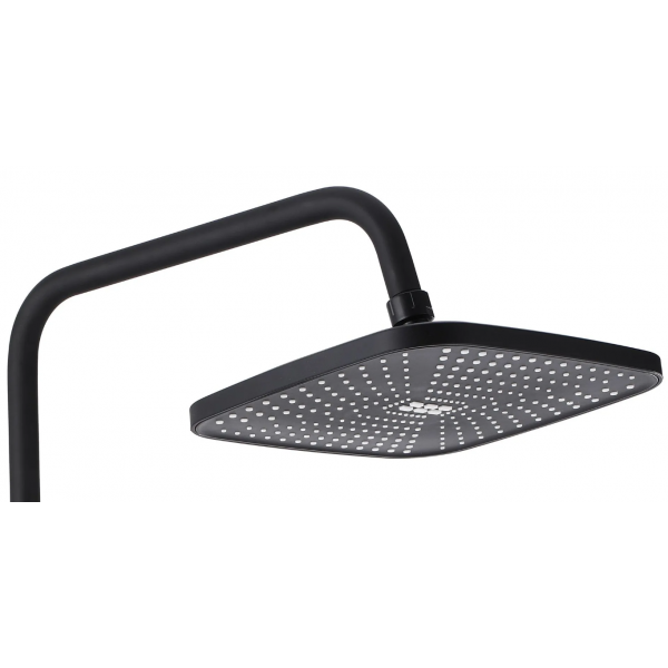 Душевой гарнитур REA STORM 2.0 BLACK черный с изливом