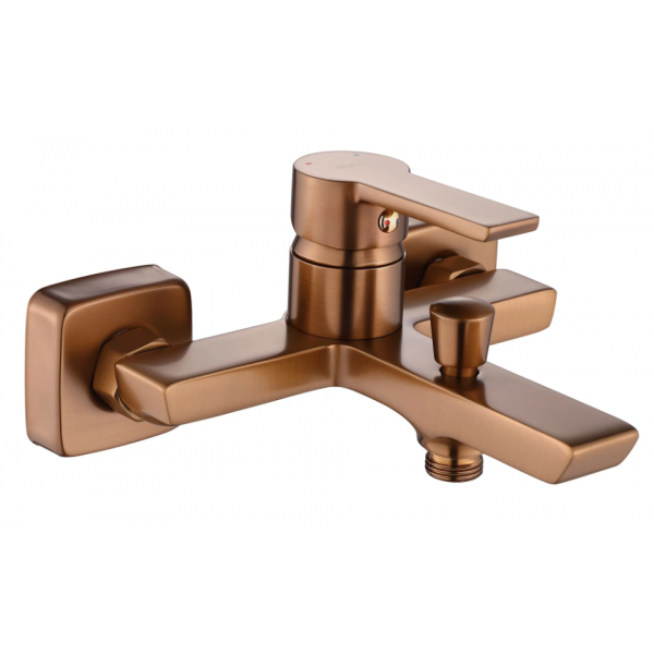 Смеситель для ванны и душа REA ARGUS BRUSHED COPPER с изливом