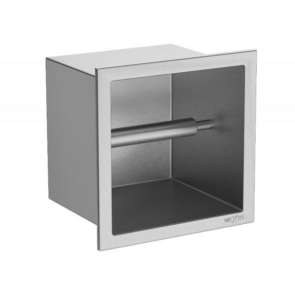 Вбудований тримач MEXEN X-WALL-P INOX для туалетного паперу