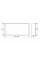 Вбудована полиця MEXEN X-Wall-R 45x30 BLACK з обідком