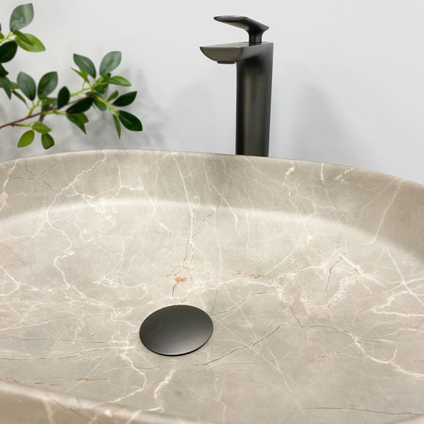 Умывальник (раковина) VBI VERONA 50 BEIGE STONE MATT накладной